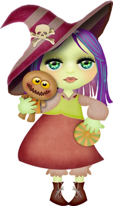 Tube Halloween Petite Sorcière Png Cute Witch Clipart