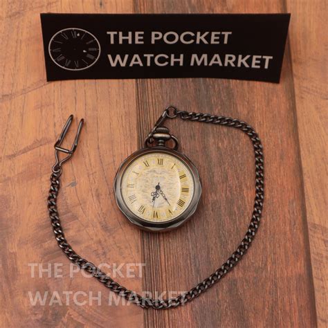 Custom Engraved Signature Mechanical Pocket Watch The Kepler