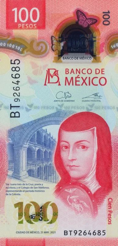 100 Pesos May 21 2021 Mexico