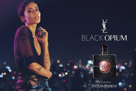 Zoë Kravitz in a new campaign for Black Opium signed by BETC Luxe