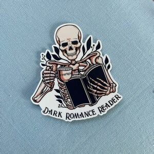 Dark Romance Reader Sticker Book Trope Sticker Kindle Sticker Notebook