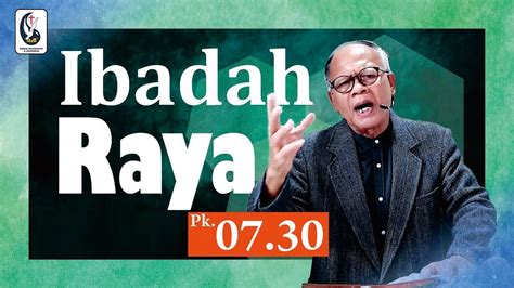 IBADAH RAYA GPdI EFRATA Pdt Yos Hartono Pkl 07 30 WIB Minggu