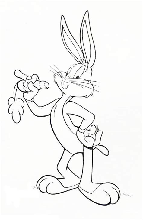 Bugs Bunny 26483 Dibujos Animados Dibujos Para Colorear E Imprimir