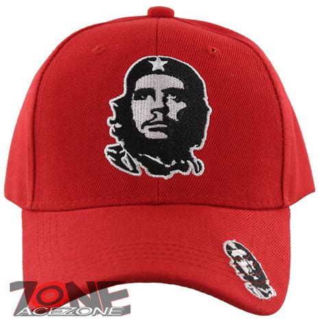 New Che Guevara Face Ball Cap Hat Red