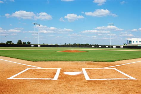 Download Softball Field Landscape Photograph Wallpaper