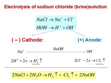 Electrolysis Of Salt Water Half Equations Tessshebaylo