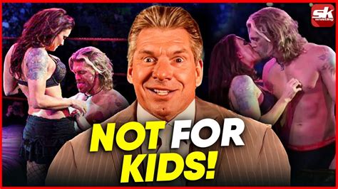 5 Adult-Rated WWE Segments | Edge, Vince McMahon, Lita, Trish Stratus ...