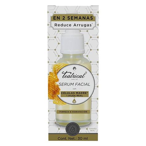 Sérum facial Teatrical antiarrugas con jalea real 30 ml Walmart