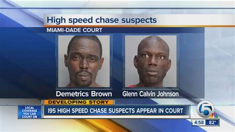 I 95 High Speed Chase Suspects Appear In Court Youtube