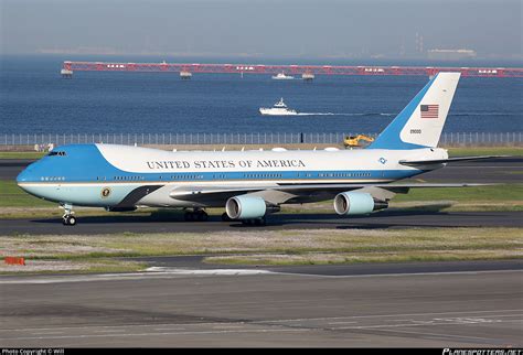 92 9000 Usaf United States Air Force Boeing 747 2g4b Vc 25a Photo By