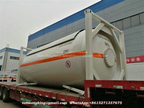 Un Liquid Ammonia Isotank Ammonia Anhydrous Portalbe Tank Container