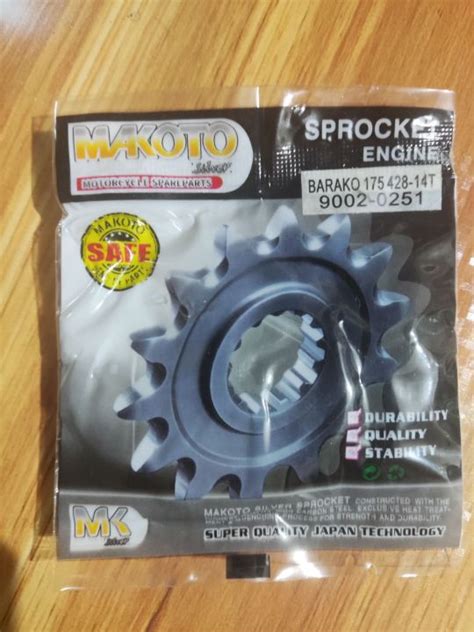 Engine Sprocket 14T Barako 175 Lazada PH