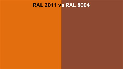 Ral 2011 Vs 8004 Ral Colour Chart Uk