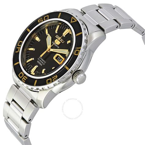 Seiko Fifty Five Fathoms Automatic Black Dial Stainless Steel Mens