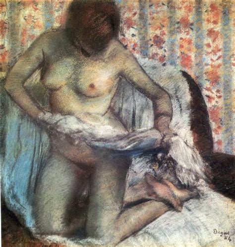 After The Bath 1884 Edgar Degas WikiArt Org