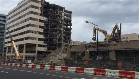 Pictures: the old Washington Post building being torn down- POLITICO Media