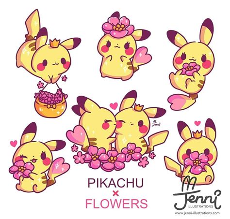 Kawaii Anime Cute Drawings Pikachu