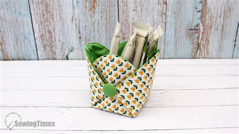 Diy easy fabric basket – Artofit