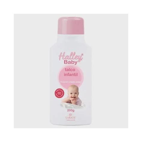 TALCO HALLEY INFANTIL BABY ROSA 200G Drogaria Cristal