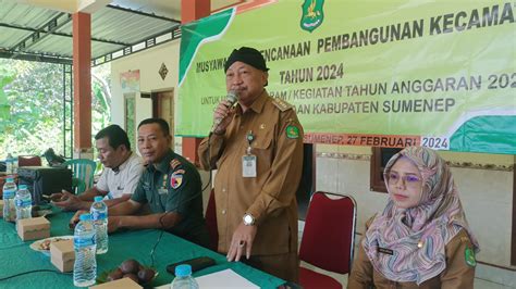 Kecamatan Pragaan Gelar Musrenbangcam Tahun Anggaran Kabupaten