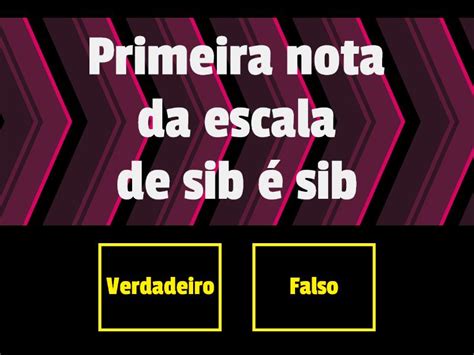 Notas Da Escala De Sib Maior Verdadero O Falso