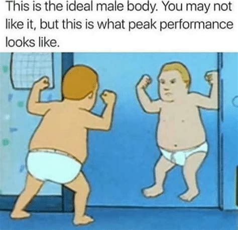 15 Times The Ideal Male Body Meme Was Hilarious Ideal Male Body Bobby Hill Cute Memes