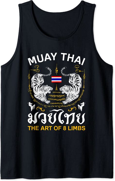 The Art Of Limbs Sak Yant Tiger Muay Thai Tank Top Men Buy T Shirt