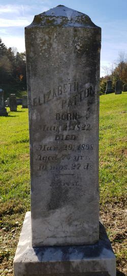 Elizabeth Bettie Hines Patton M Morial Find A Grave