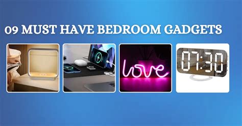 Upgrade your Bedroom with 9 Must have Cool Gadgets in 2024