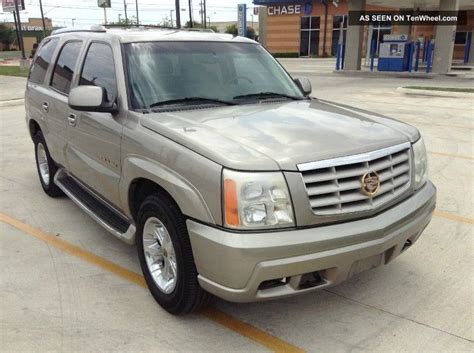 2002 Cadillac Escalade Base Sport Utility 4 Door 5 3l