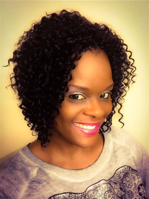 Crochet Braids Styled Into A Layered Bob Crochet Hair Styles Bob Hairstyles Braid Styles