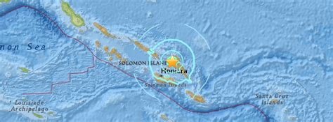 Strong And Shallow M6 2 Earthquake Hits Near The Coast Of Malaita Solomon Islands The Watchers