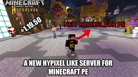 A NEW HYPIXEL LIKE SERVER FOR MINECRAFT PE Minecraft Craftersmc