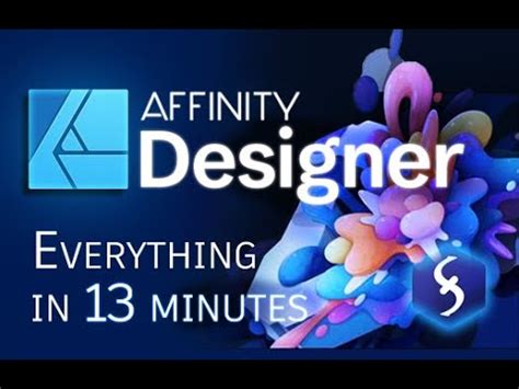 Affinity Designer Tutorial For Beginners In 13 MINUTES FULL GUIDE