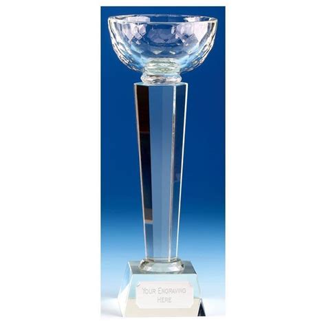 Team Cup Crystal Award 220mm 8 75 Trophymaster Uk