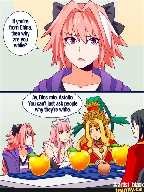 Ay Dios Mio Astolfo You Can T Just Ask People Why They Re White