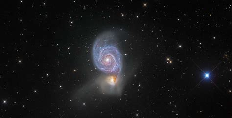 Download Captivating View of the Whirlpool Galaxy Wallpaper ...