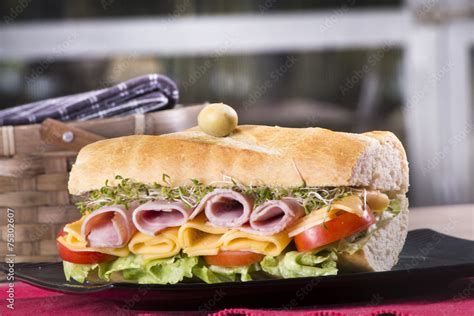 Submarine Sandwich Stock Photo | Adobe Stock