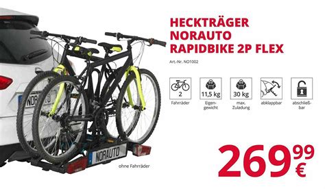 Hecktr Ger Norauto Rapidbike P Flex Angebot Bei Atu Prospekte De