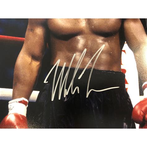 Boxing Mike Tyson Signed And Framed 16x20 Photo 1 Jsa Coa