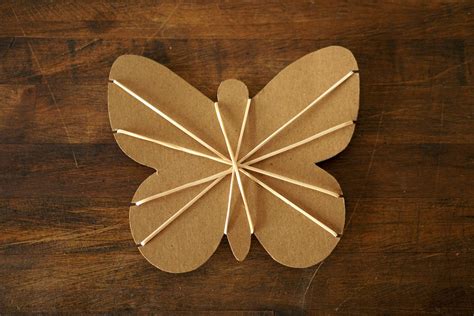 DIY Cardboard Butterfly Nature Weaving - Woodlark Blog | Diy butterfly, Weaving, Diy cardboard