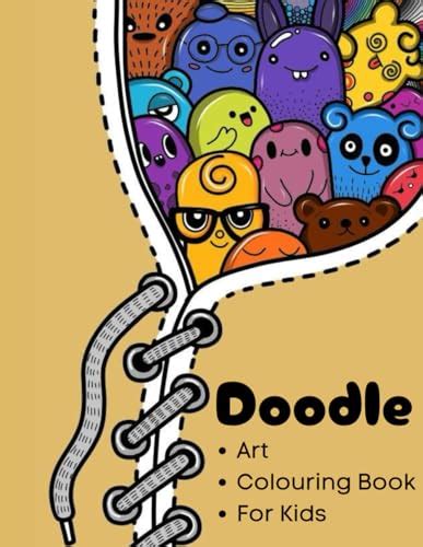 Doodle Art Colouring Book For Kids: Colouring book for kids doodle art ...