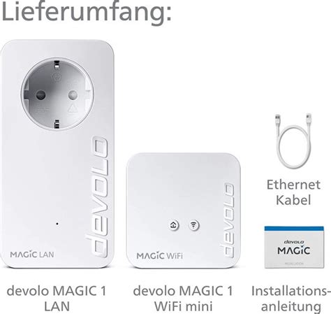 Devolo Magic 1 WiFi Mini Compacte Powerline Starter Kit Voor