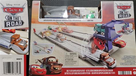 Disney Cars On The Road Salt Flats Super Speed Playset Youtube