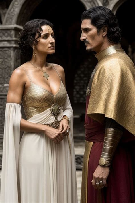 Oberyn Martell And Ellaria Sand Game Of Thrones Character Portraits