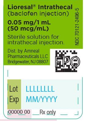 Lioresal Intrathecal Package Insert Prescribing Info