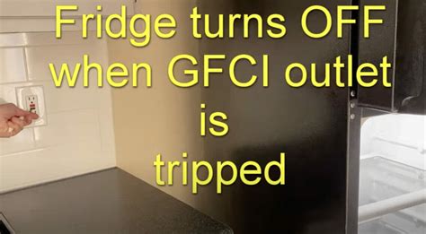 How To Stop A Refrigerator From Tripping A Gfci Outlet