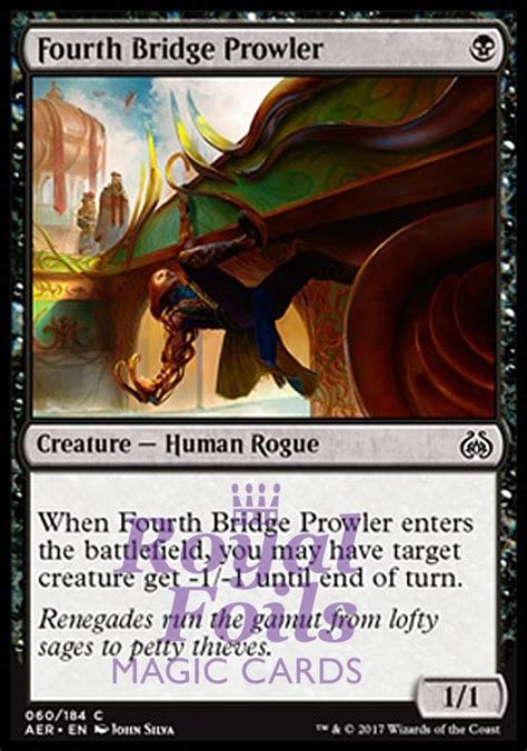 4x Foil Fourth Bridge Prowler Aer Mtg Aether Revolt Common Mint