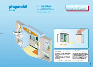 Mode demploi Playmobil set 4343 Animal Clinic Clinique vétérinaire