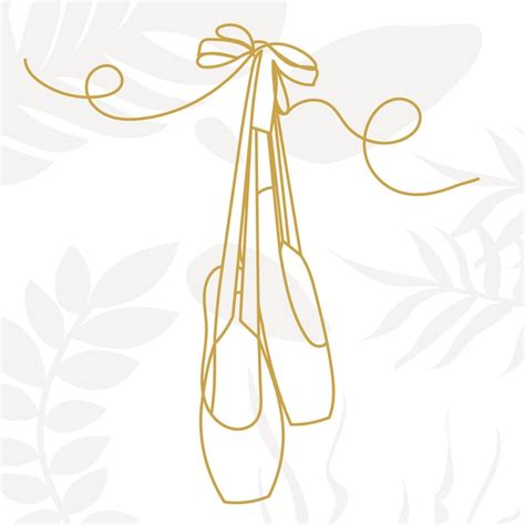 Premium Vector Pointe Shoes Drawing By One Continuous Line Sketch Vector